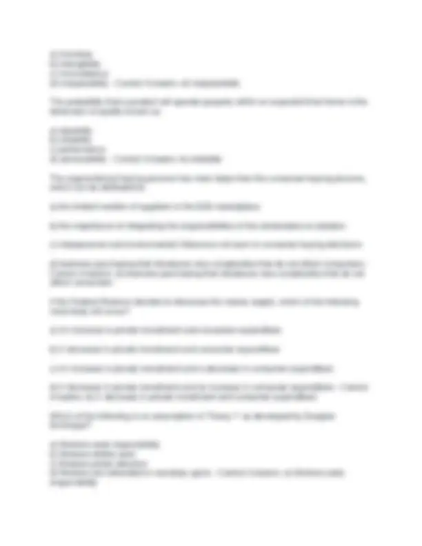 ETS Major Field Test (Practice Test) Bachelor's Degree in Business ...