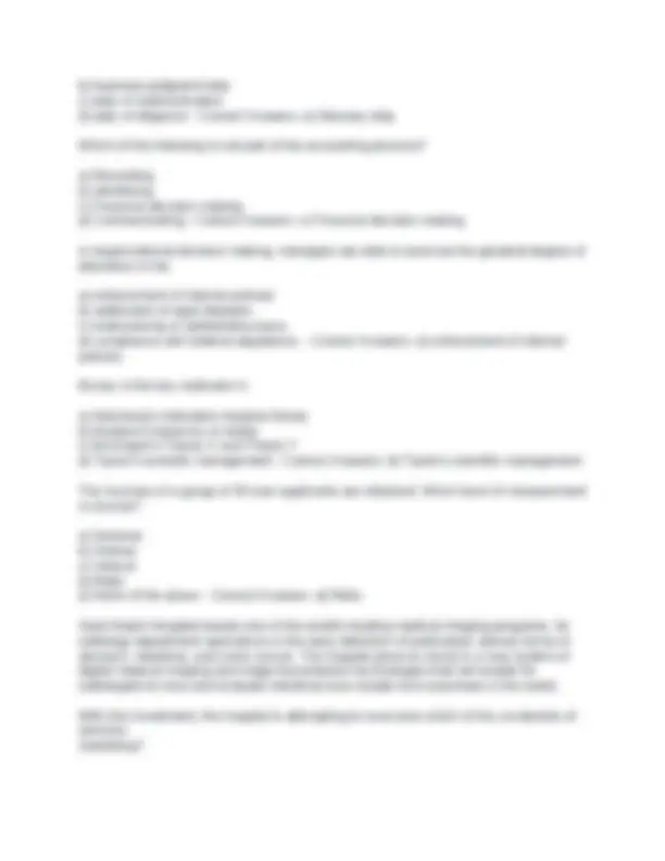 ETS Major Field Test (Practice Test) Bachelor's Degree in Business ...