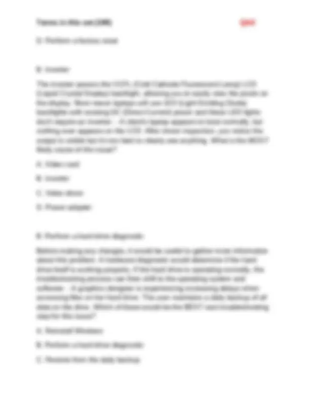 CompTIA A+ 220-1101 Practice Test Questions and Answers 2025 | Exams ...