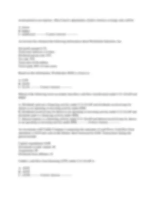 CFA Level 1 Exam Practice Questions with Answers and Rationale | Exams ...