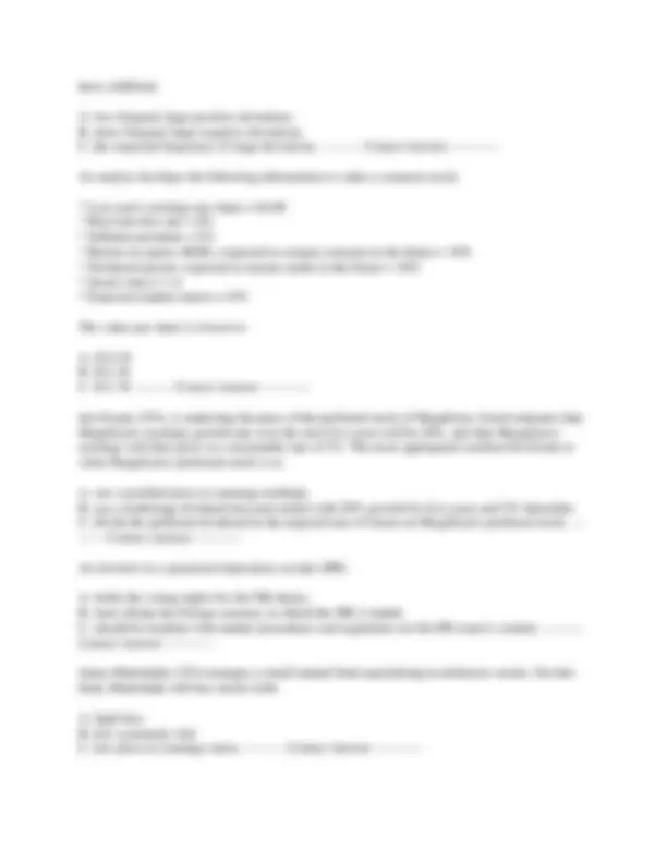 CFA Level 1 Exam Practice Questions with Answers and Rationale | Exams ...