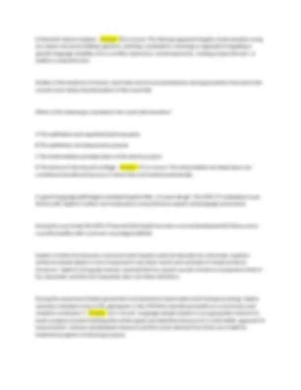 ETS praxis practice test Questions and Complete Solutions Graded A+ ...