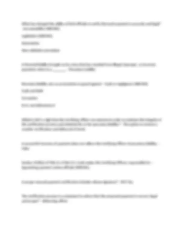 CLG 006 Certifying Officer well detailed answers | Exams Advanced ...