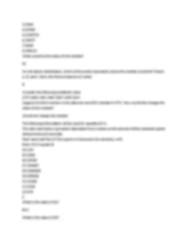 STATISTICS FINAL EXAM ACTUAL QUESTIONS WITH 100% VERIFIED ANSWERS 2024 ...