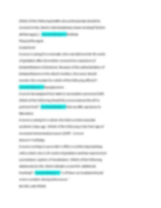 Nursing Concepts Advanced Exam Verified Questions And Correct Answers ...