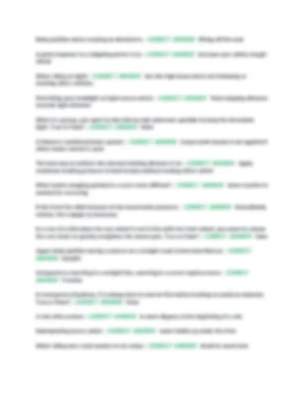 MSF - Basic Riders Course Exam QUESTIONS AND ANSWERS 2025 GRADED A ...