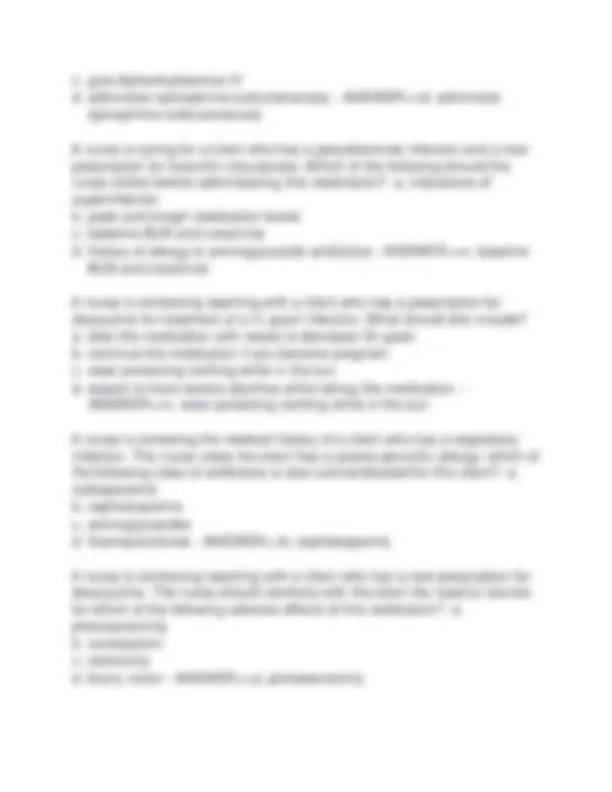 NR 293 Advanced pharmacology exam Questions and answers and ...