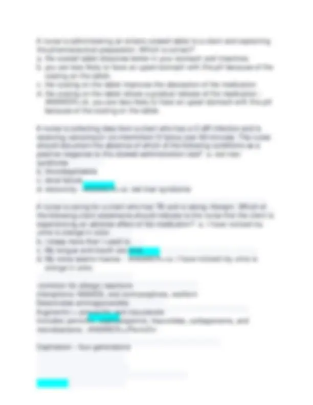 NR 293 Advanced pharmacology exam Questions and answers and ...