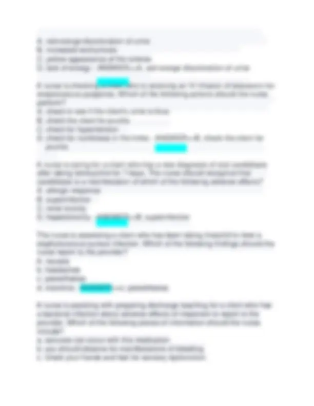 NR 293 Advanced pharmacology exam Questions and answers and ...