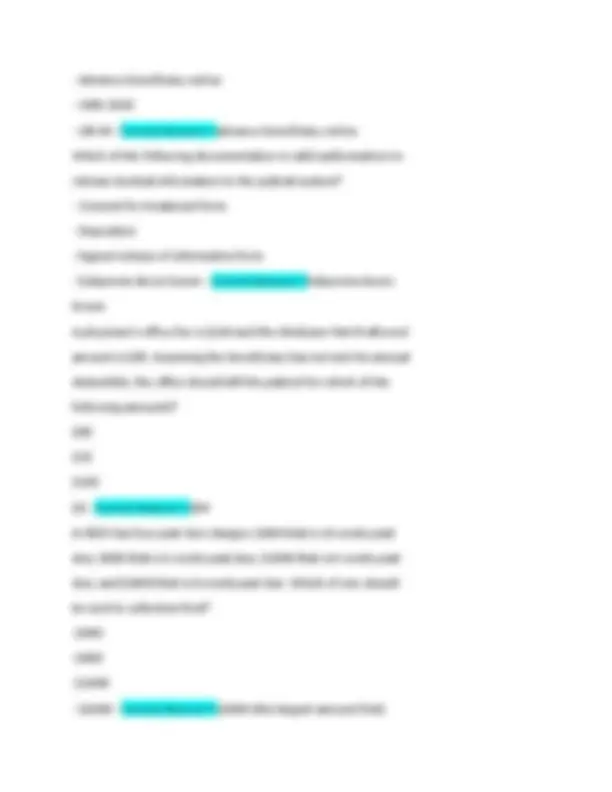 CBCS Practice Test Exam (TEST BANK) Verified Questions and Correct ...