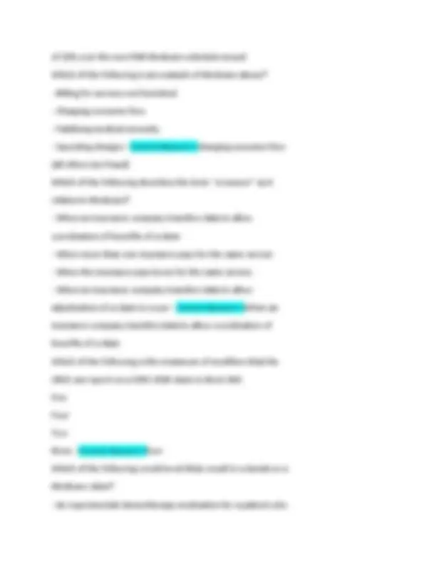 CBCS Practice Test Exam (TEST BANK) Verified Questions and Correct ...