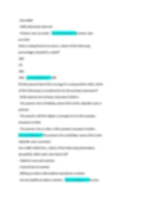 CBCS Practice Test Exam (TEST BANK) Verified Questions and Correct ...