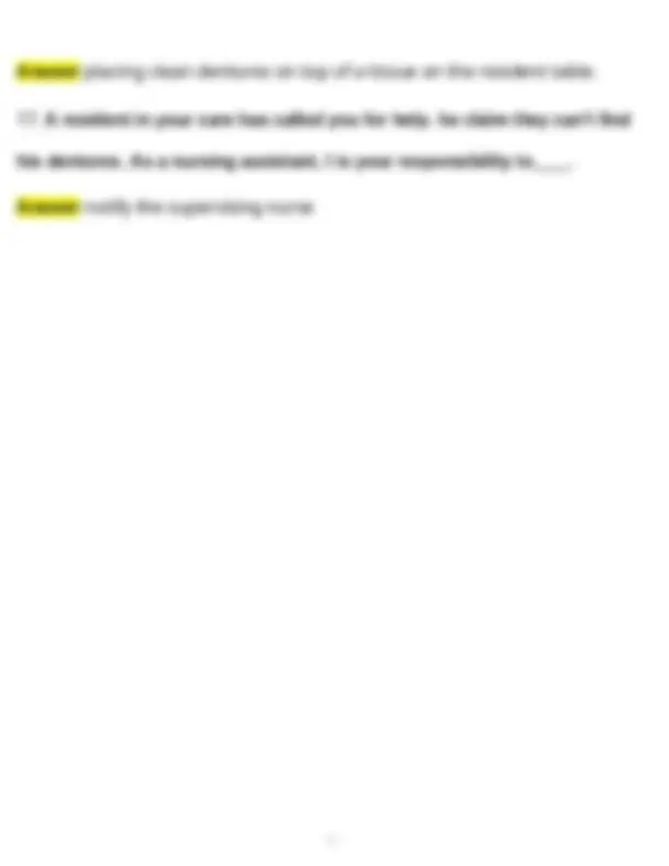 CNA Practice Test for Basic Nursing Skills (70 Questions) (Latest 2025 ...