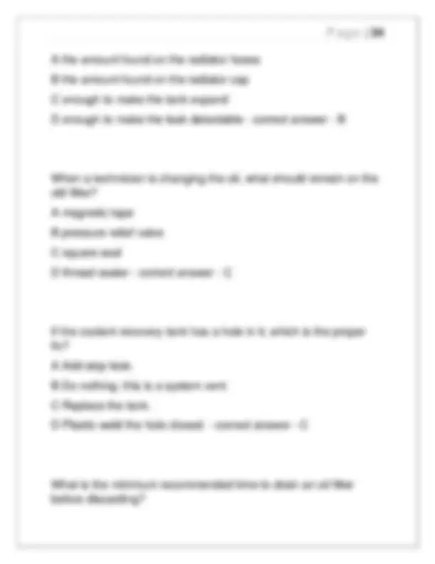 Auto Mechanics Test 2025: Real Verified Questions & Correct Answers ...