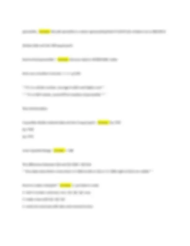 STA 2023 Final Exam: Questions and Solutions | Exams Statistics | Docsity