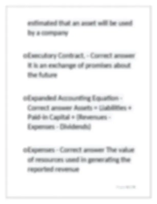 Financial Accounting Assessment Exam Questions with Correct Answers ...