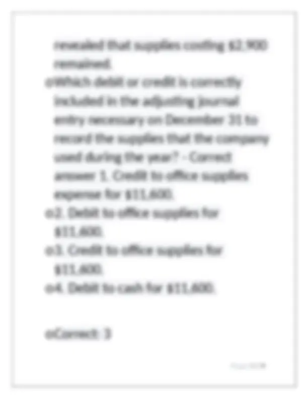 Financial Accounting Assessment Exam Questions with Correct Answers ...