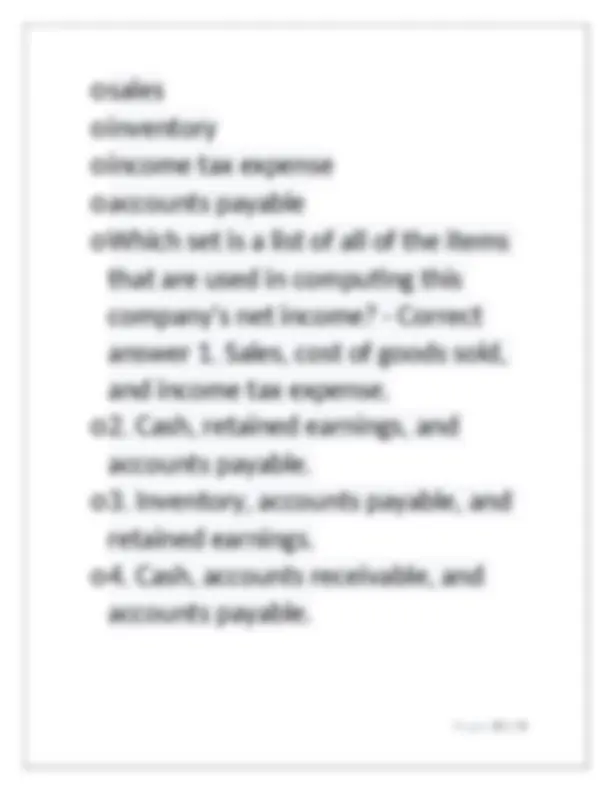 Financial Accounting Assessment Exam Questions with Correct Answers ...