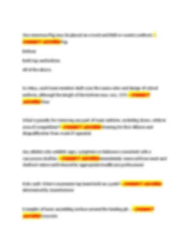 TRACK AND FIELD EXAM WITH COMPLETE QUESTIONS AND CORRECT VERIFIED ...