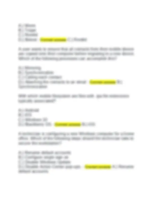 CompTIA A+ Certification (220-1102) Questions and Answers | Exams ...