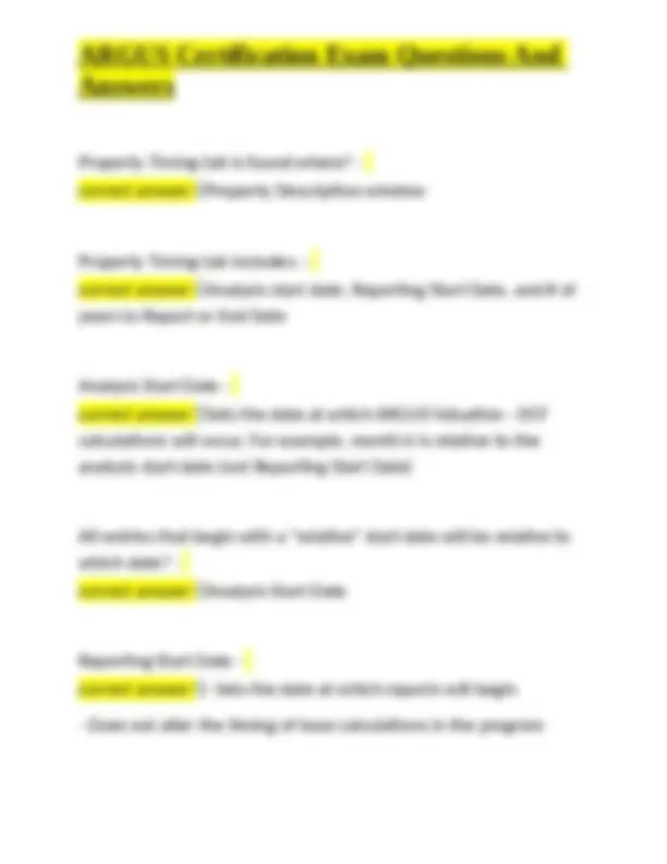 ARGUS Certification Exam Questions And Answers | Exams Computer Science ...