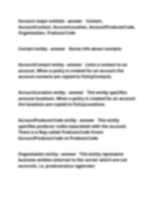 PolicyCenter Configuration 10.0 questions fully solved & updated 2025 ...