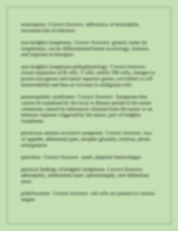 NURS 337 Chapter 23: Alterations of Hematologic Function - Questions ...