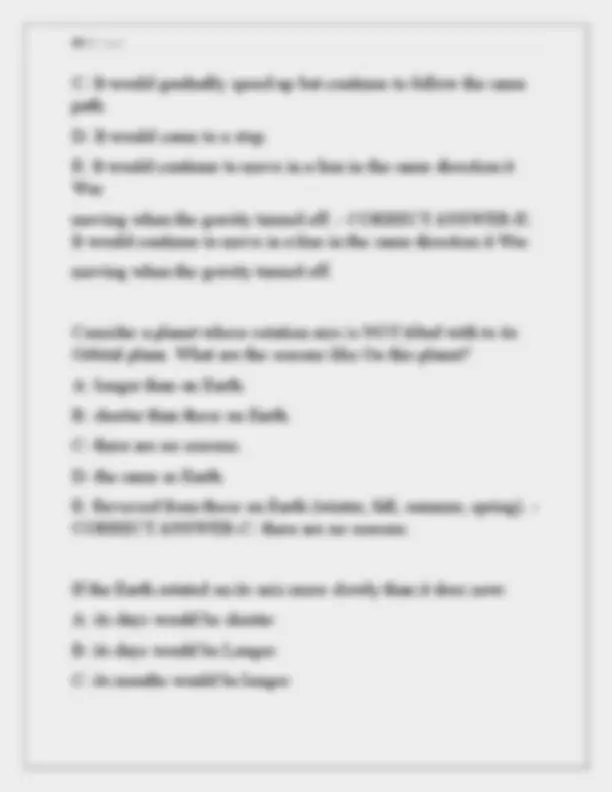 ASTRO 1 EXAM 1 NEWEST 2025 ACTUAL EXAM COMPLETE 100 QUESTIONS AND ...