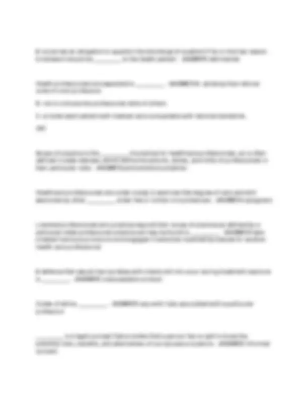 AHS 321 Final Exam Questions and Answers: Healthcare Law and Ethics ...