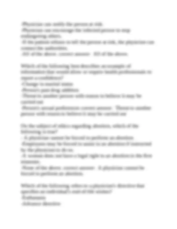 Medical Law and Ethics: 103 Worksheet Questions and Answers | Exams ...