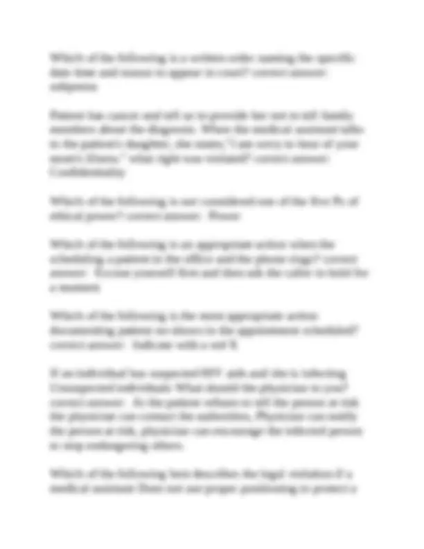 Medical Law and Ethics: 103 Worksheet Questions and Answers | Exams ...