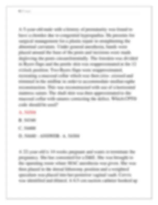 AAPC CPC CERTIFICATION FINAL EXAM AND PRACTICE EXAM NEWEST 2024-2025 ...
