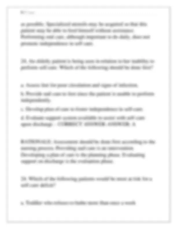 NURS 204 EXAM 1 NEWEST 2024-2025 ACTUAL EXAM COMPLETE 100 QUESTIONS AND ...