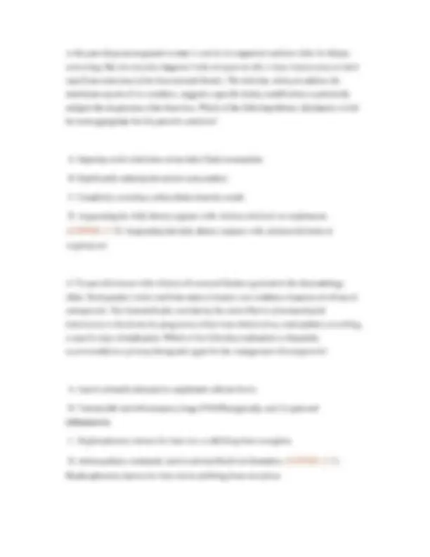 Musculoskeletal System Disorders Exam Prep with Questions and Answers ...