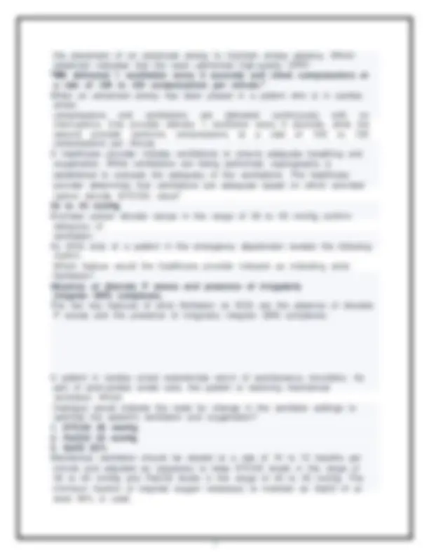 Advanced Life Support Als Online Session Final Exam Questions And