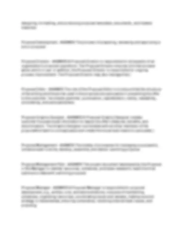 APMP Glossary: Definitions and Answers for Proposal Management ...