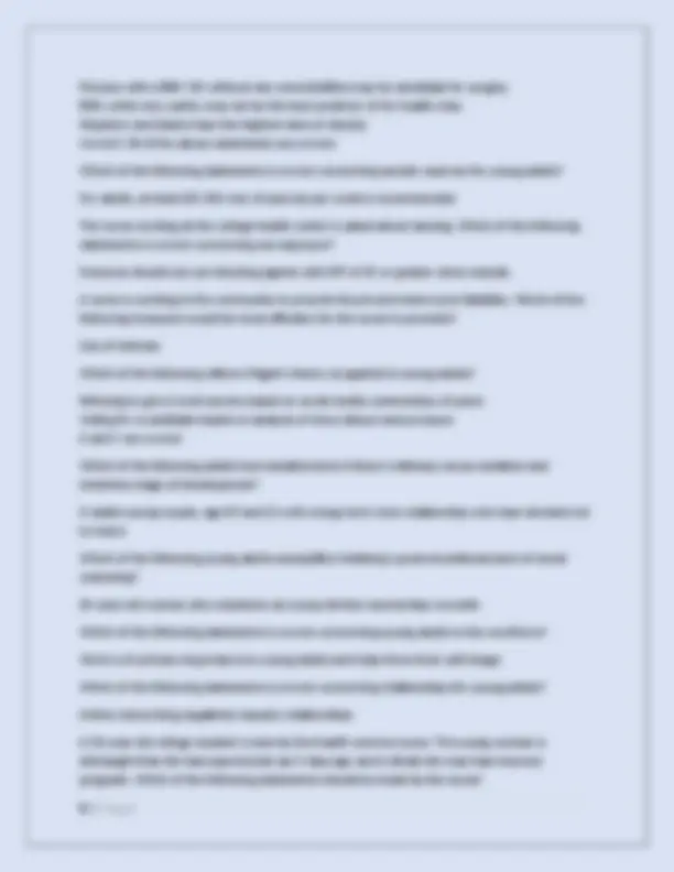 NUR 265 Exam 4 2025: Comprehensive Study Guide with Verified Answers ...