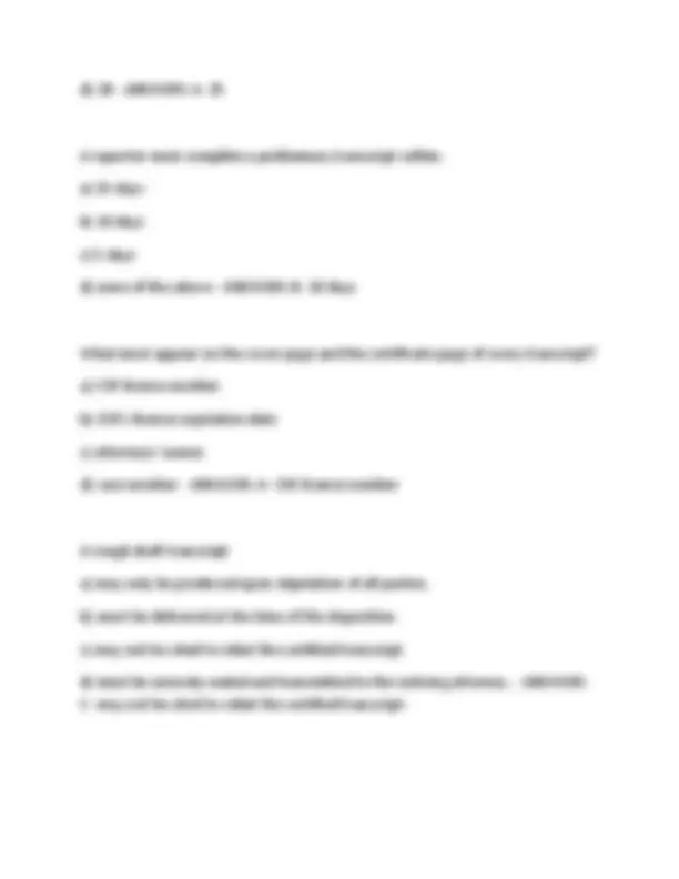 CA CSR Professional Practice Exam: Multiple Choice Questions and ...
