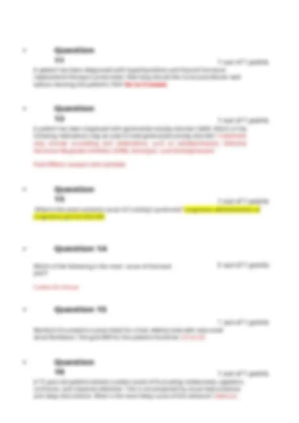 NURS 6531 Final Exam Questions with Correct Answers Latest Update 2025 ...