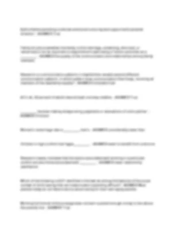 SOC 2143 060 ,V60 MARRIAGE AND FAMILY (MSVCC) FINAL EXAM PRACTICE TEST ...