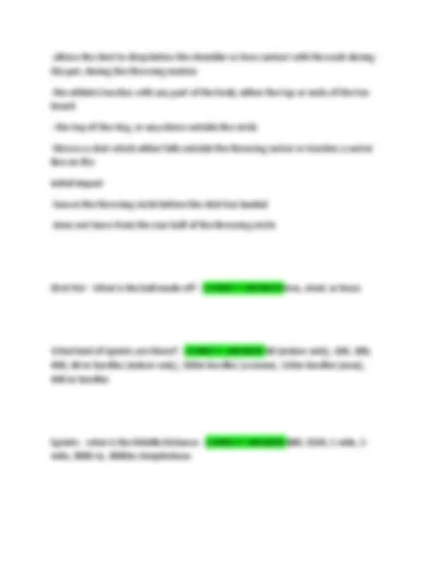 TRACK AND FIELD RULES QUESTIONS AND CORRECT ANSWERS ||GRADED A+||2025 ...