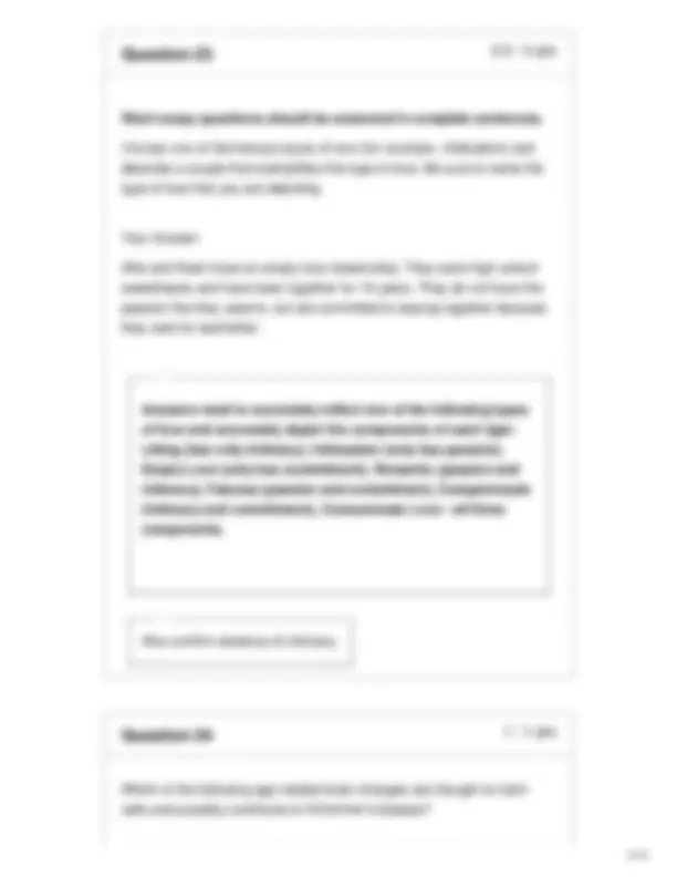Developmental Psychology Final Exam: Questions and Answers | Exams ...