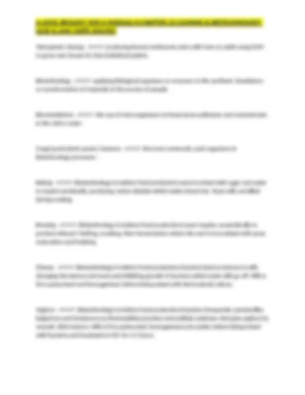 A Level Biology OCR A Module 6 Chapter 22 Cloning & Biotechnology Quiz ...