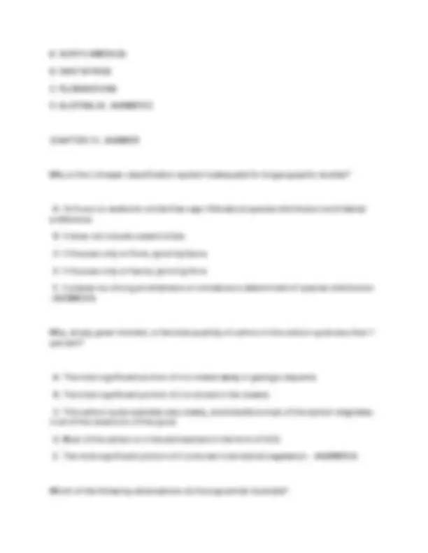 GEOG 1301 Final Exam Questions and Answers: Chapters 1-3 | Exams ...