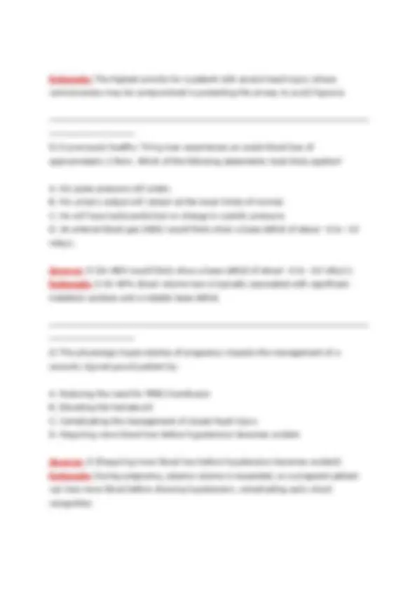 ATLS 10th Edition Post Test 4 Actual Qs with Verified Ans (2025 / 2026 ...