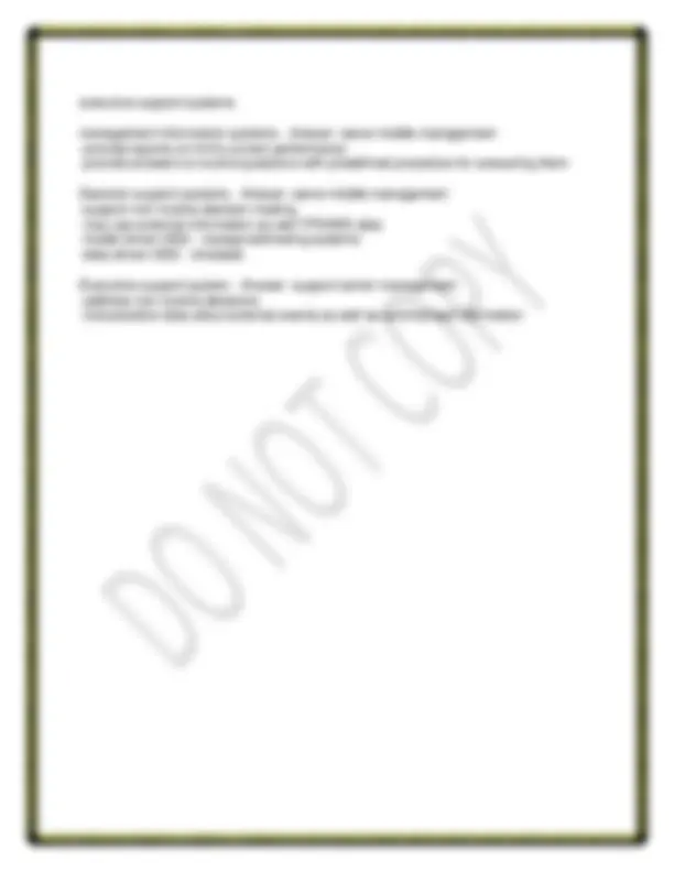 Management Information Systems Practice Exam Questions | Exams ...