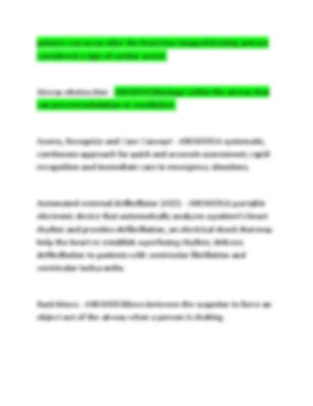 BLS Hospital Corpsman Exam Questions and Answers: A Comprehensive Guide ...