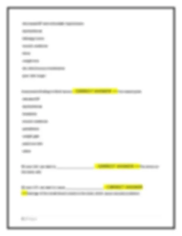 HONDROS NUR 205 EXAM 3 NEWEST 2025 ACTUAL EXAM COMPLETE 200 QUESTIONS ...