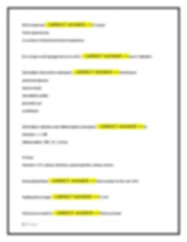 HONDROS NUR 205 EXAM 3 NEWEST 2025 ACTUAL EXAM COMPLETE 200 QUESTIONS ...