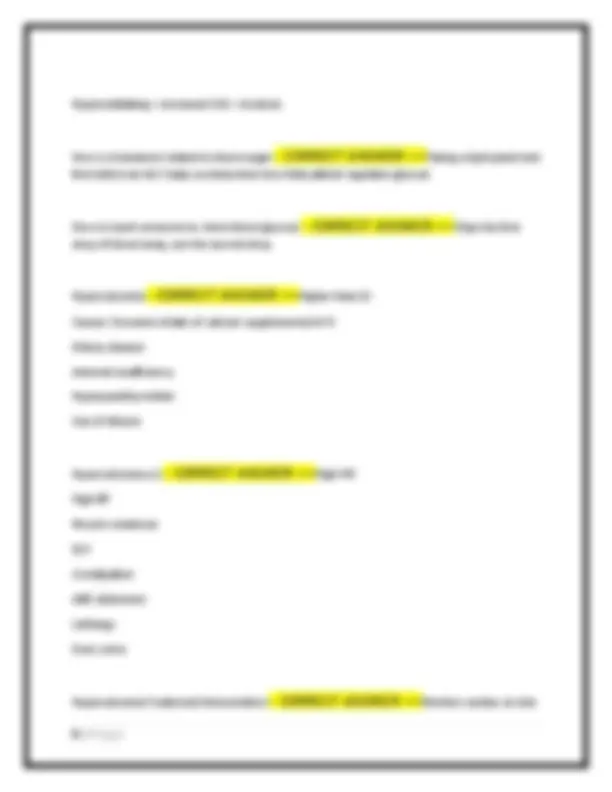 HONDROS NUR 205 EXAM 3 NEWEST 2025 ACTUAL EXAM COMPLETE 200 QUESTIONS ...